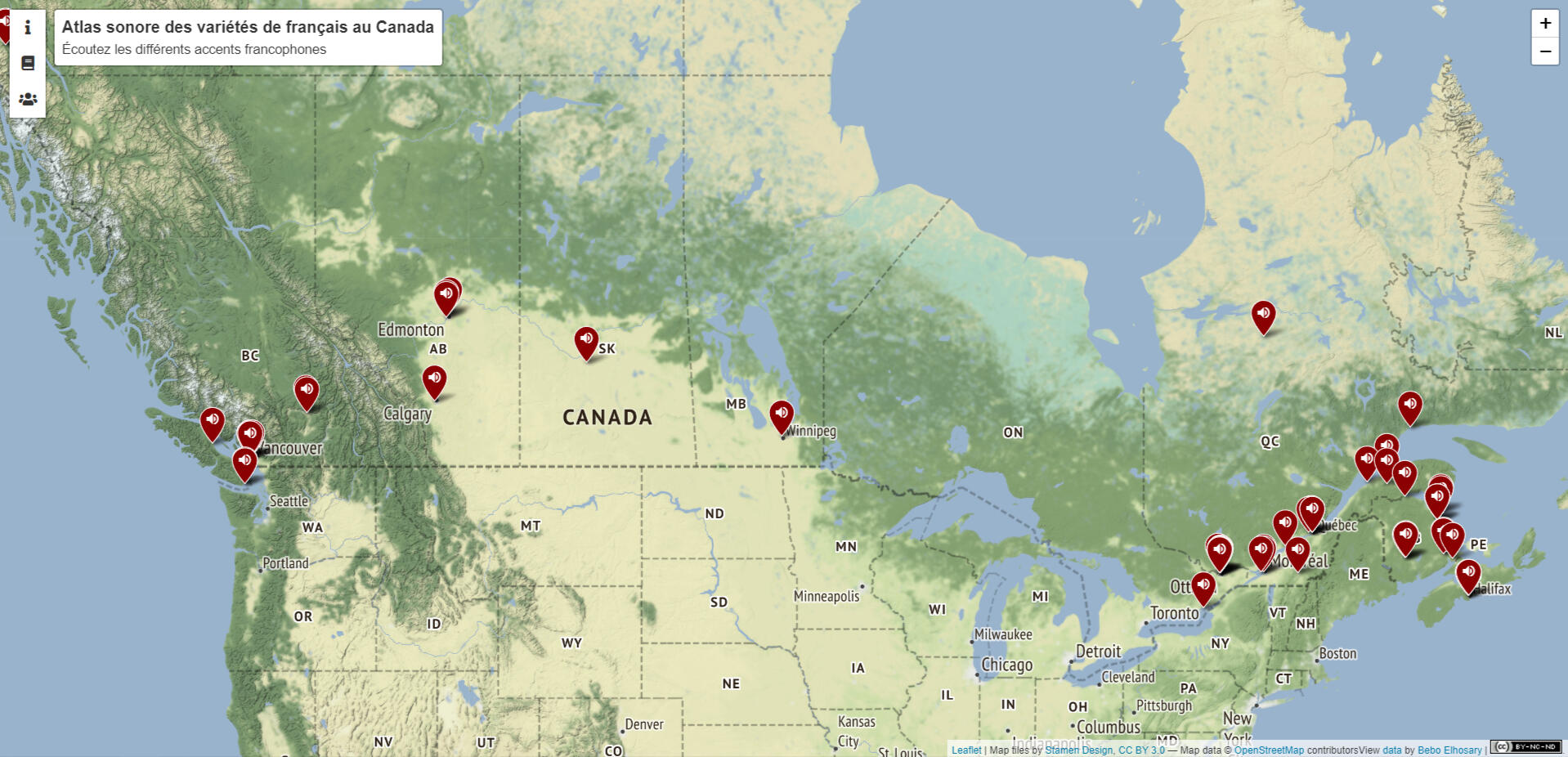 Canadian French Atlas